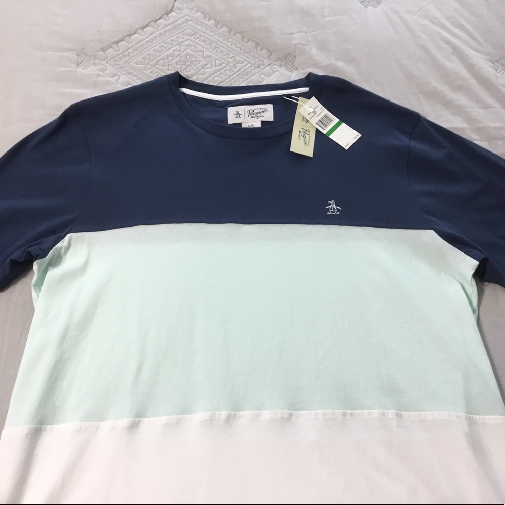 Penguin Color Block T-Shirt Short Sleeve